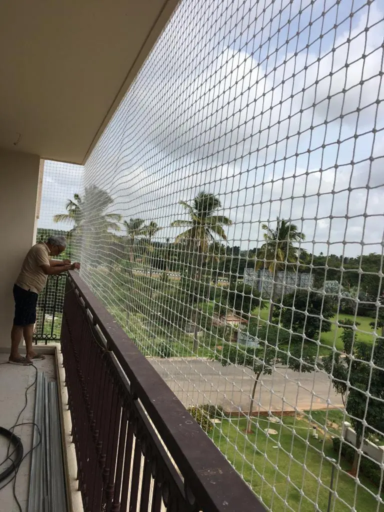 Balcony Safety Nets installation photo 3