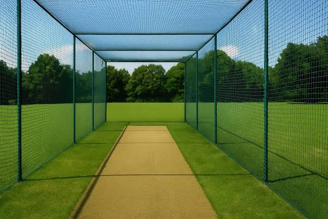 Cricket practice net installation in Hyderabad